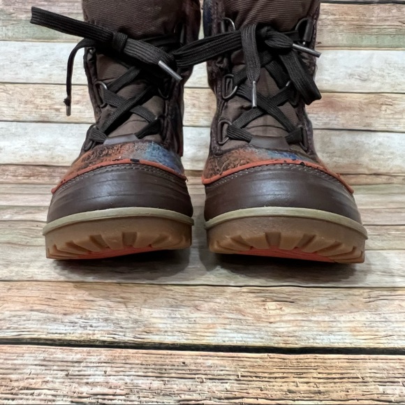 Sorel Brown Tivoli Ankle Boots, brown with multicolor - Picture 12 of 14